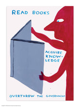 Load image into Gallery viewer, Funny A6 Art Postcard By David Shrigley - Read Books