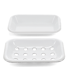 Load image into Gallery viewer, Enamel Soap Dish - White