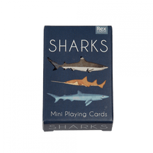 Load image into Gallery viewer, Mini Playing Cards - Sharks
