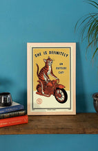 Load image into Gallery viewer, Ravi Zupa Art Print - Outside Cat