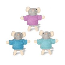Load image into Gallery viewer, Sam & Julia Plush Mouse 8cm - Triplets