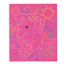Load image into Gallery viewer, Unicorn Glam Scratch & Sparkle Art Activity Kit