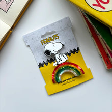 Load image into Gallery viewer, Peanuts Hairclips - Snoopy & Rainbow