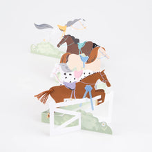 Load image into Gallery viewer, Meri Meri Concertina Birthday Card - Horse