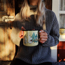 Load image into Gallery viewer, *MOOMIN | Enamel XL Mug | Campers | 0.80L