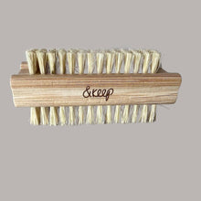 Load image into Gallery viewer, Bamboo & Sisal Nail Brush Plant Fibre Bristles &Keep