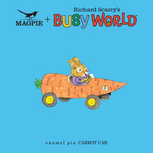 Load image into Gallery viewer, Magpie - Richard Scarry Carrot Car Enamel Pin