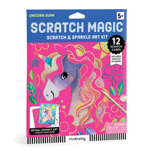 Load image into Gallery viewer, Unicorn Glam Scratch & Sparkle Art Activity Kit