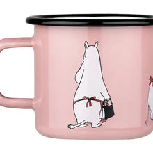Load image into Gallery viewer, Muurla Enamel Moomin Mug 3.7dl - Moominmamma Pink