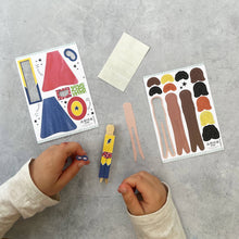 Load image into Gallery viewer, Make Your Own Superhero Peg Doll