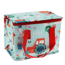 Load image into Gallery viewer, Insulated Lunch Bag - Farmyard Blue