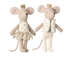 Load image into Gallery viewer, Maileg Royal Twins Mice - Little Sister and Brother in Matchbox