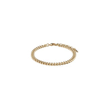 Load image into Gallery viewer, FUCHSIA Recycled Curb Chain Bracelet, Gold Plated by Pilgrim