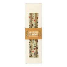 Load image into Gallery viewer, Set of 3 Cream Folk Floral Print Taper Candles