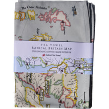 Load image into Gallery viewer, Radical Britain Map Tea Towel