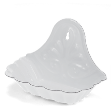 Load image into Gallery viewer, Wall-mounted Enamel Soap Dish - White
