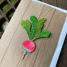 Load image into Gallery viewer, Iron On Patch Card Radish - by Petra Boase