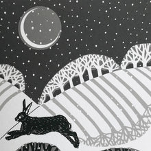 Load image into Gallery viewer, Greetings Card - Moonlit Hare