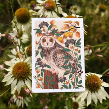 Load image into Gallery viewer, Autumn Owl | Everyday greetings card | Autumn, nature