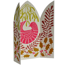 Load image into Gallery viewer, Extra Special Triptych Card - Hidden Winter Bird by Cambridge Imprint