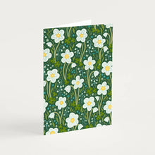 Load image into Gallery viewer, Maz Leyden Greeting Card - Dark Green Wildflowers