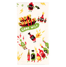 Load image into Gallery viewer, Hot Sauces Gone Wild Dish Towel by BlueQ
