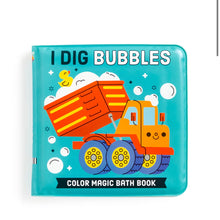 Load image into Gallery viewer, Colour Magic Bath Book - I Dig Bubbles