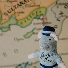 Load image into Gallery viewer, Sam & Julia Plush Mouse 13cm - Grandpa Sailor