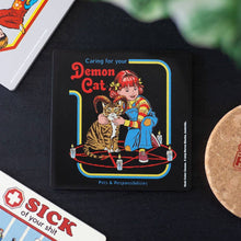 Load image into Gallery viewer, Demon Cat Coaster by Steven Rhodes