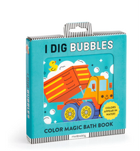 Load image into Gallery viewer, Colour Magic Bath Book - I Dig Bubbles