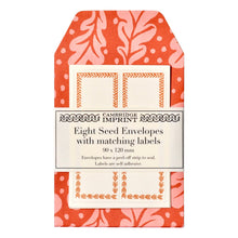 Load image into Gallery viewer, Cambridge Imprint Pack Of 8 Seed Envelopes & Labels - Quercus Pomegranate
