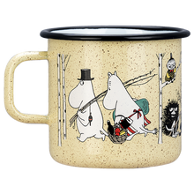 Load image into Gallery viewer, *MOOMIN | Enamel XL Mug | Campers | 0.80L
