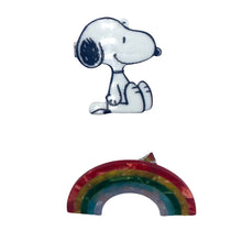 Load image into Gallery viewer, Peanuts Hairclips - Snoopy & Rainbow