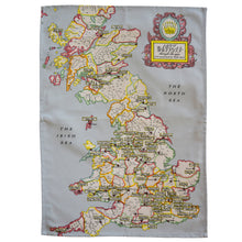 Load image into Gallery viewer, Radical Britain Map Tea Towel