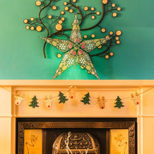 Load image into Gallery viewer, Paper Star Lantern - Firework Teal