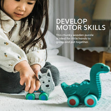 Load image into Gallery viewer, Scottie Dog Wooden First Push Toy