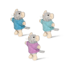 Load image into Gallery viewer, Sam & Julia Plush Mouse 8cm - Triplets