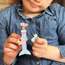 Load image into Gallery viewer, Make Your Own Mermaid Peg Doll