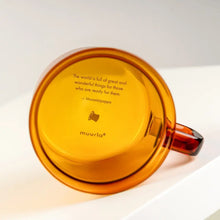 Load image into Gallery viewer, Muurla Original Glass Mug 35cl  - Moonin Amber
