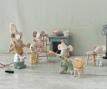 Load image into Gallery viewer, Maileg - Little Brother Mouse Clown Clothes In Suitcase
