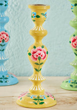 Load image into Gallery viewer, Chrysanthemum XL Hand Painted Candlestick