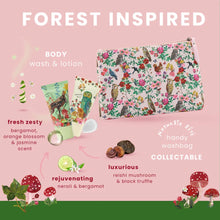 Load image into Gallery viewer, Nathalie Lete Forest Folk - Travel Wash Bag with Body Cream & Shower Gel
