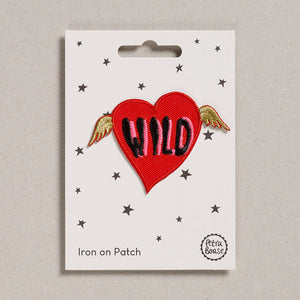 Iron on Patch Wild Heart by Petra Boase