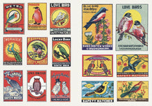 Load image into Gallery viewer, Vintage Matchbox Stickers