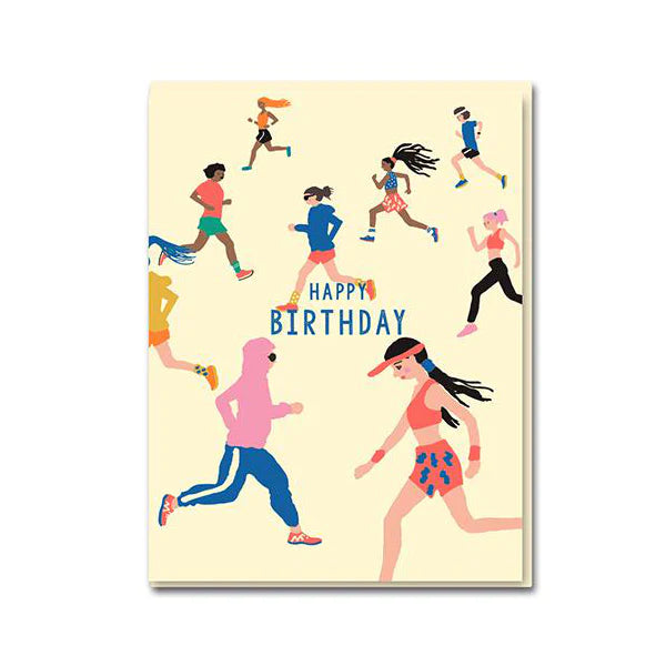 Park Run Happy Birthday Card By Emma Cooter