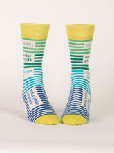 Load image into Gallery viewer, One Order of Woods Men’s crew Socks by Blue Q | £11.95. Ethical and sustainable socks with quirky, humorous designs and vibrant colours. 
