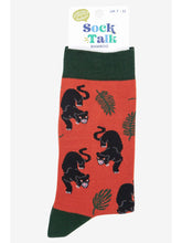 Load image into Gallery viewer, Men’s Bamboo Socks - Prowling Panther by Sock Talk
