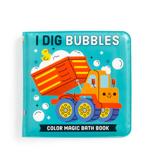 Load image into Gallery viewer, Colour Magic Bath Book - I Dig Bubbles