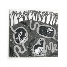 Load image into Gallery viewer, Greetings Card  Burrows by Folded Forest

