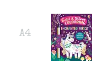Load image into Gallery viewer, Gold And Silver Colouring Book - Enchanted Forest